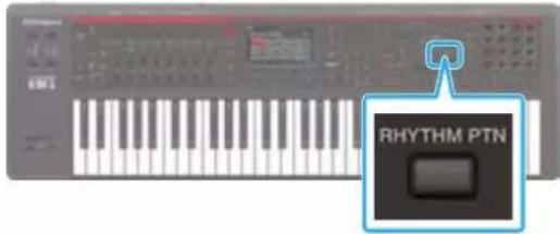 ROLAND FANTOM08 - Appuyez sur le bouton RHYTHM [ON/OFF]. - 1