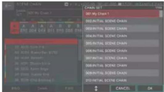 CHAIN SET DO? My Chain 1 DO? INITIAL SCENE CHAIN DO? INITIAL SCENE CHAIN DO? INITIAL SCENE CHAIN DO? INITIAL SCENE CHAIN DO? INITIAL SCENE CHAIN DO? INITIAL SCENE CHAIN DO? INITIAL SCENE CHAIN DO? INITIAL SCENE CHAIN DO? INITIAL SCENE CHAIN DO? INITIAL SCENE CHAIN CANCE Cancel OK