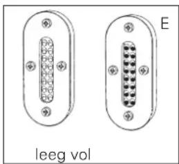 leeg vol E