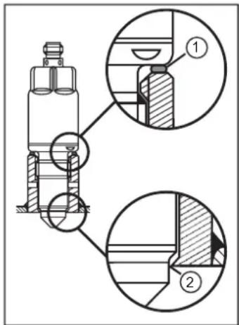 IFM LMT03A - Installation LMT01A (conforme aux exigences hygiéniques) - 1
