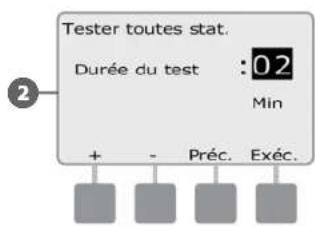 RAIN BIRD ESPLXD - Tester toutes stat. - 5
