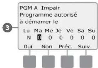 RAIN BIRD ESPLXD - Personnalisé, Impair, Impair hors 31, Pair - 5