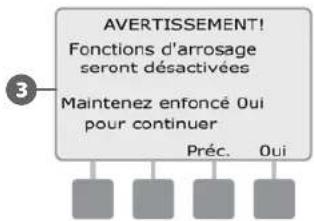 RAIN BIRD ESPLXD - Couper ou rétablir l'alimentation du circuit 2 fils - 5