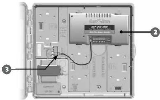 RAIN BIRD ESPLXD - Installer le module décodeur LXD - 4