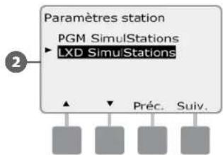 RAIN BIRD ESPLXD - Configurer les SimulStations™ du programmateur - 5