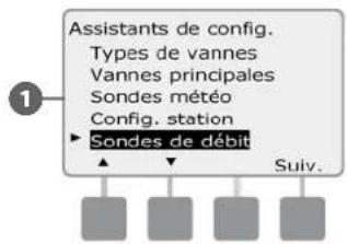RAIN BIRD ESPLXD - Configuration des sondes de débit Rain Bird - 3
