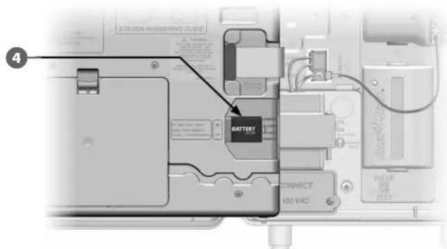 RAIN BIRD ESPLXD - Programmation en cas d'alimentation par pile - 3