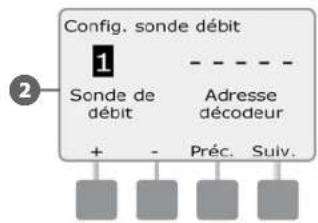 RAIN BIRD ESPLXD - Configuration des sondes de débit Rain Bird - 4