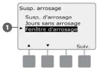 RAIN BIRD ESPLXD - Configuration des fenêtres d'arrosage - 3