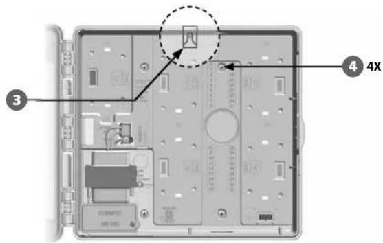RAIN BIRD ESPLXD - Installation du programmateur - 2