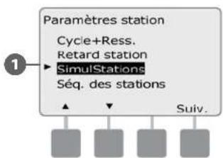 RAIN BIRD ESPLXD - Configurer les SimulStations™ du programmateur - 4