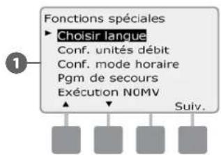 RAIN BIRD ESPLXD - Configurer la langue - 3