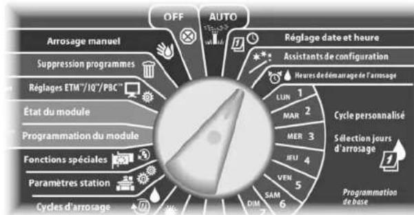 RAIN BIRD ESPLXD - Configuration des vannes principales - 1