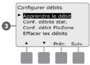 RAIN BIRD ESPLXD - Renseigner automatiquement le débit (toutes les stations) - 5