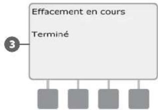 RAIN BIRD ESPLXD - Effacer un seul programme - 5