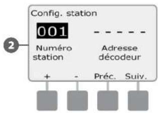 RAIN BIRD ESPLXD - Configuration de la station - 5