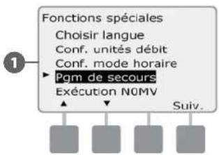 RAIN BIRD ESPLXD - Rappeler les programmes par défaut - 3