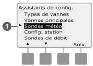 RAIN BIRD ESPLXD - Configurer les sondes météo basées sur les décodeurs - 3
