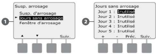 RAIN BIRD ESPLXD - Jours sans arrosage - 4