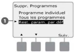 RAIN BIRD ESPLXD - Restaurer les paramètres par défaut - 3