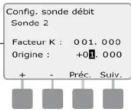 RAIN BIRD ESPLXD - Configuration des sondes de débit personnalisées - 19