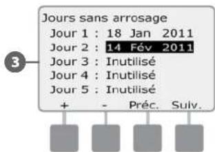 RAIN BIRD ESPLXD - Jours sans arrosage - 5