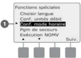 RAIN BIRD ESPLXD - Configuration du système horaire - 3
