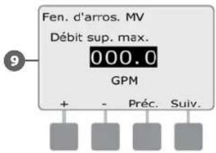 RAIN BIRD ESPLXD - Configurer une fenêtre d'arrosage MV - 11
