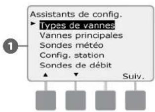 RAIN BIRD ESPLXD - Configuration des types de vannes - 2