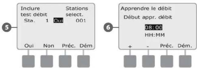 RAIN BIRD ESPLXD - Renseigner automatiquement le débit (stations personnalisées ) - 5