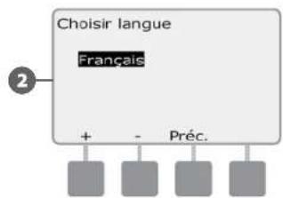 RAIN BIRD ESPLXD - Configurer la langue - 4