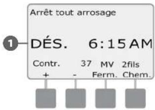 RAIN BIRD ESPLXD - Couper ou rétablir l'alimentation du circuit 2 fils - 3