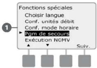 RAIN BIRD ESPLXD - Enregistrer les programmes par défaut - 3
