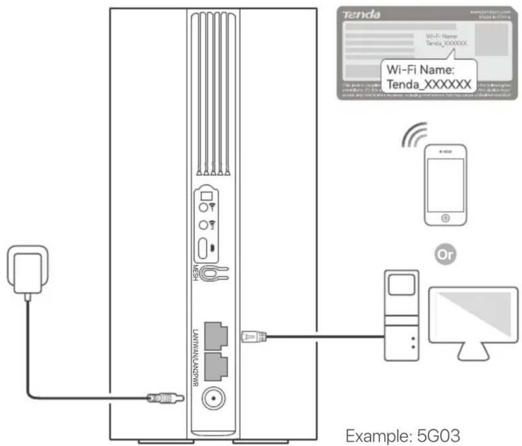 Tenda 5G03 - Connect clients to the internet - 1