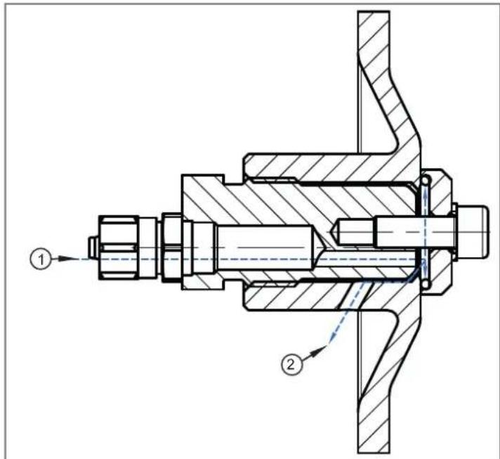 IFM E30056 - Contrôle d'étanchéité avec raccord à souder test E43922 - 3
