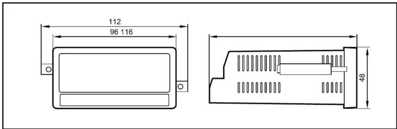 IFM DX2042 - Dimensions et montage - 1