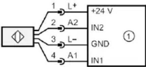 IFM GF854S - Raccordement - 1