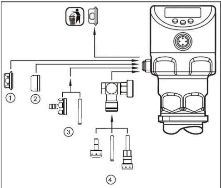 graph TD A["① Fuel"] --> B["② Air"] B --> C["③ Exhaust"] C --> D["④ Control Unit"] D --> E["④ Waste Container"] style A fill:#f9f,stroke:#333 style B fill:#ccf,stroke:#333 style C fill:#cfc,stroke:#333 style D fill:#fcc,stroke:#333