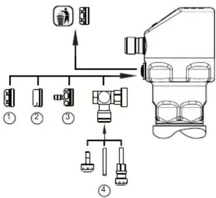 IFM PI2307 - Couvercle du système de filtrage - 2