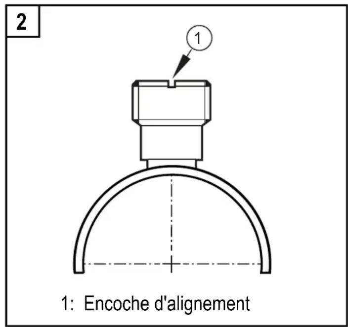 IFM SD1540 - Exemple de montage à l'aide d'un adaptateur process E40195 - 2