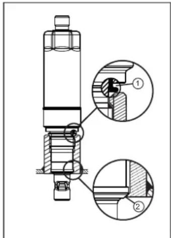 IFM LDL101 - Processus de montage du capteur - 1