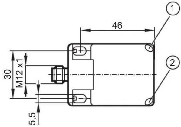 IFM DI5033 - Schéma d'encombrement - 2