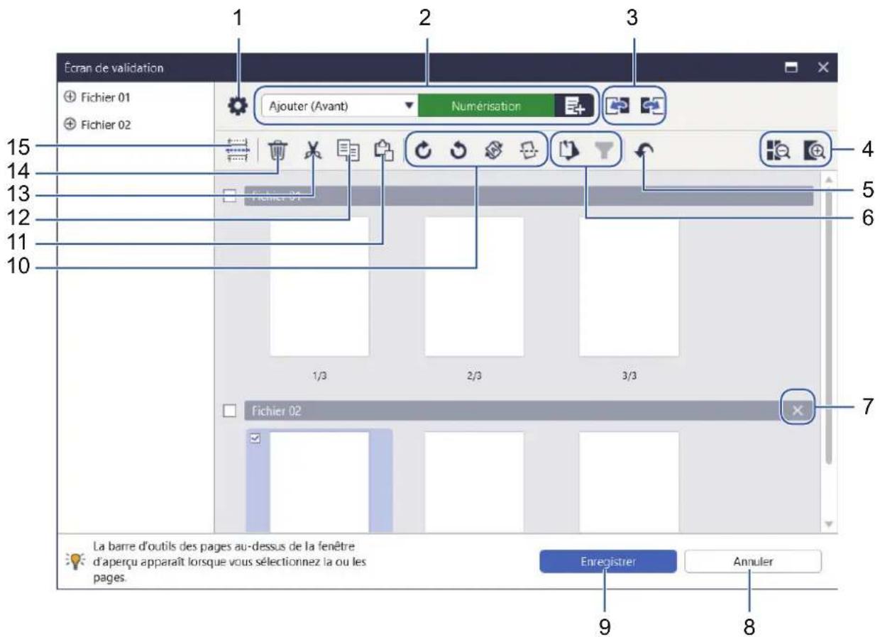 BROTHER ADS4100 - Modifier les pages sur l'écran de confirmation - 2