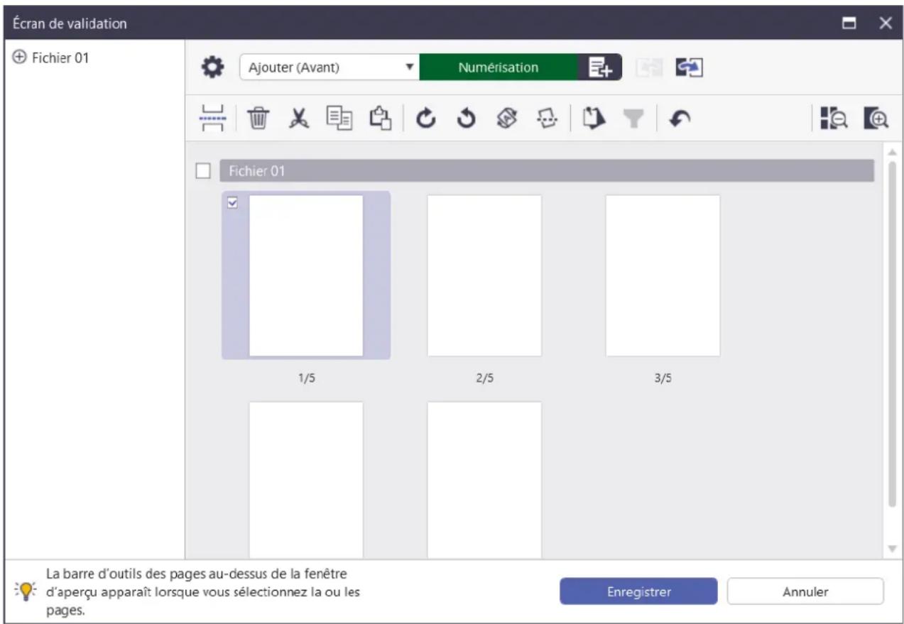 BROTHER ADS4100 - Modifier un fichier à l'aide d'Ouvrir un fichier et numériser - 1