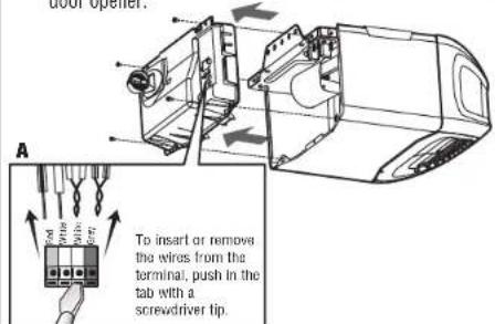 CHAMBERLAIN 050ACTWFMC - Remove the receiver logic board - 1