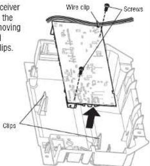 CHAMBERLAIN 050ACTWFMC - Remove the receiver logic board - 3