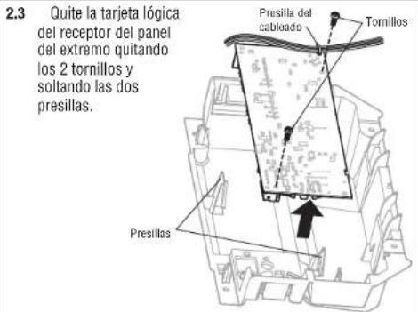 CHAMBERLAIN 050ACTWFMC - Quitar la tarjeta lógica del receptor - 3