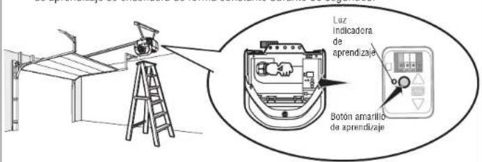 CHAMBERLAIN 050ACTWFMC - Programar un control remoto con el botón learn (aprender) - 1