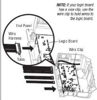 CHAMBERLAIN 050ACTWFMC - Install new receiver logic board - 1