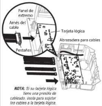 CHAMBERLAIN 050DCTBMC - Instalar la tarjeta lógica del receptor - 2